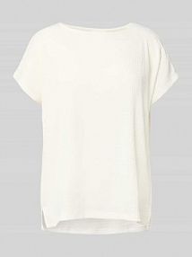 T-shirt o kroju relaxed fit z dodatkiem streczu s.Oliver RED LABEL biały damski EAN 2167894