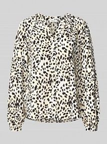 Bluzka o kroju regular fit z czystej wiskozy s.Oliver RED LABEL biała damska EAN 2168879