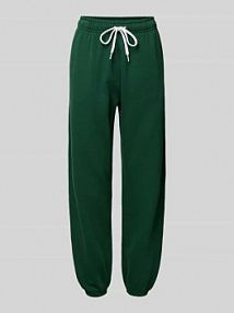 Spodnie dresowe z elastycznym ściągaczem Polo Ralph Lauren zielone damskie EAN 211971700