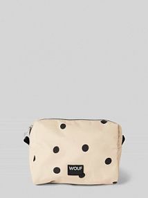 Kosmetyczka z detalem z logo model Deauville WOUF beżowa EAN MXBN250015