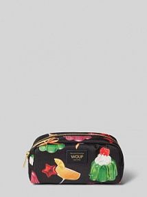 Kosmetyczka z naszywką z logo model Cheers WOUF czarna EAN MA250007