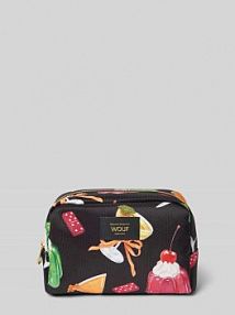 Kosmetyczka z naszywką z logo model Cheers WOUF czarna EAN MB250007