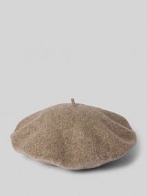 Beret z czystej wełny Loevenich szary EAN 673003