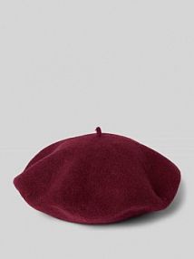 Beret z czystej wełny Loevenich brązowy EAN 673003