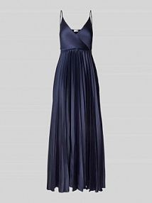 Sukienka wieczorowa z plisami model Sarina GUIDO MARIA KRETSCHMER WOMAN niebieska EAN GMK4842002