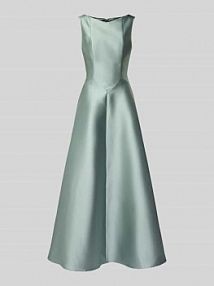 Sukienka wieczorowa z zamkiem błyskawicznym o kroju bez rękawów Swing zielona EAN 5AF19600