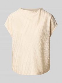 T-shirt z fakturowanym wzorem model Kilaja resort someday beżowy damski EAN 10413913160355