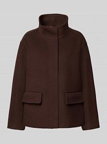 Kurtka wełniana z kaszmirem Gant brązowa damska EAN 4700395