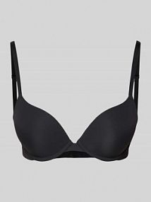 Biustonosz push up z regulowanymi ramiączkami model MICHELLE Dorina czarny EAN D17192MI033