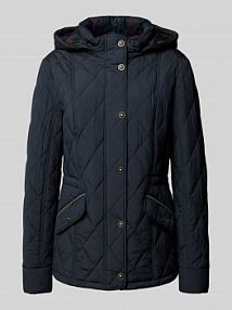 Kurtka pikowana z kapturem i kieszeniami z patka Gil Bret niebieska damska EAN 90936227