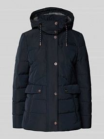 Kurtka pikowana z kieszeniami zapinanymi na zamek błyskawiczny Gil Bret niebieska damska EAN 90666200