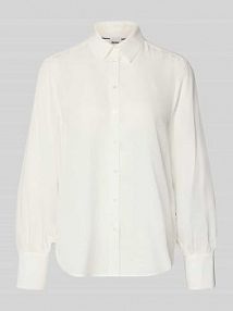 Bluzka koszulowa o kroju regular fit z mankietami model STYLE.VIC BRAX biała damska EAN 41-9107 94126000