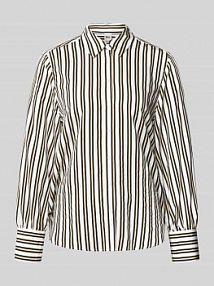 Bluzka koszulowa o kroju regular fit z mankietami model STYLE.VIC BRAX biała damska EAN 41-8857 94126000