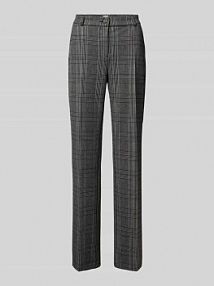 Spodnie materiałowe o kroju slim fit z dodatkiem wiskozy model Maine BRAX szare damskie EAN 71-5987 09248120