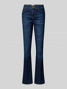 Jeansy o rozkloszowanym kroju z 5 kieszeniami model Shakira BRAX niebieskie damskie EAN 77-6758 09974620