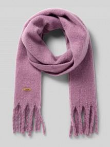 Szal z frędzlami model Fyone Barts różowy damski EAN 5813