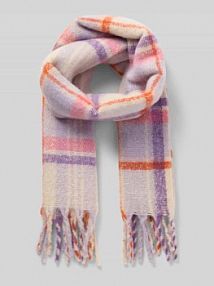 Szal z frędzlami model Loriant Barts fioletowy damski EAN 280