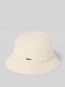 Czapka typu bucket hat z naszywką z logo model Lavatera Barts biały damski EAN 4501