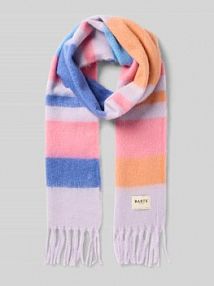 Szal z frędzlami model Eluzabeth Barts fioletowy damski EAN 3278