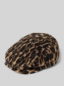 Kaszkiet z wełny z naszywką z logo model Systa Barts brązowy EAN 6481