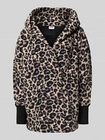 Płaszcz o kroju regular fit ze sztucznego futra model Cuddle Noisy May brązowy damski EAN 27030568