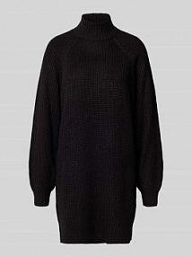 Sukienka mini z prążkowanymi wykończeniami model TIMMY Noisy May czarna EAN 27017055