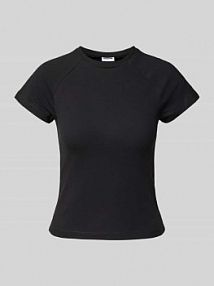 T-shirt z raglanowymi rękawami model KATINKA Noisy May czarny damski EAN 27028796