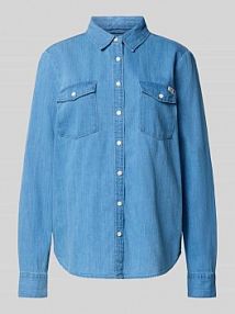 Bluzka jeansowa o kroju regular fit model Sedana mustang niebieska damska EAN 1016934