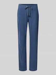 Spodnie o skróconym kroju z elastycznym pasem model sue TONI niebieskie damskie EAN 31-11 180524