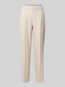 Spodnie z elastycznym pasem model sue TONI szare damskie EAN 43-09 180519