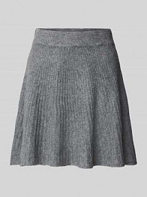 Spódnica mini z elastycznym pasem model NOLA Noisy May szara EAN 27034889
