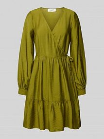 Sukienka mini z dekoltem w serek GUIDO MARIA KRETSCHMER WOMAN zielona EAN GMK3618004