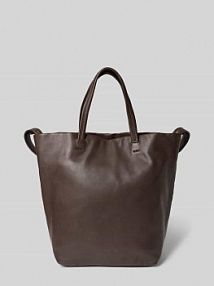 Torba shopper z uchwytem i paskiem na ramię liebeskind berlin brązowa EAN 2171618