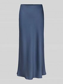 Długa spódnica z elastycznym pasem model VIELLETTE Vila szara EAN 14084182