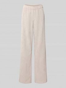 Spodnie materiałowe z wpuszczanymi kieszeniami w stylu francuskim model Chiara MAC białe damskie EAN 410L305100