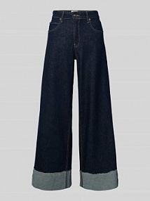 Jeansy z wpuszczanymi kieszeniami model NEVADA SUPERWIDE MAC niebieskie damskie EAN 291L280590