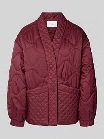 Kurtka pikowana z wpuszczanymi kieszeniami model TUCCO YAS czerwona damska EAN 26038636