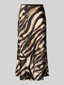 Spódnica midi z elastycznym pasem model PELLA YAS beżowa EAN 26030737