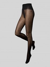 Rajstopy z monogramem z logo Boss czarne EAN 50546737/00