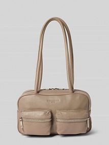 Torba na ramię z wytłoczonym logo model Jil liebeskind berlin szara EAN 2168673