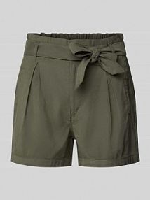 Szorty o kroju regular fit z mieszanki wiskozy model ARIS Only oliwkowe damskie EAN 15310845