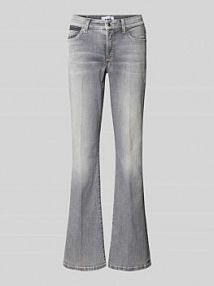 Jeansy rozkloszowane z 5 kieszeniami model PARIS CAMBIO szare damskie EAN 9221001249