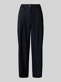 Spodnie materiałowe o skróconym kroju model ERIN CAMBIO niebieskie damskie EAN 6233040501