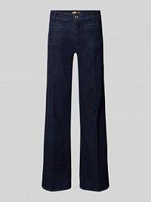 Jeansy o rozkloszowanym kroju w kant model TESS CAMBIO niebieskie damskie EAN 9157009615