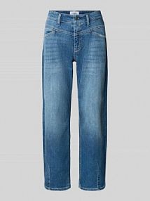 Jeansy z wpuszczanymi kieszeniami model ELIN CAMBIO niebieskie damskie EAN 9128003605