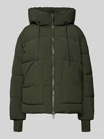 Kurtka pikowana z kapturem model Ollie MOS MOSH zielona damska EAN 170820