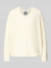 Sweter o kroju oversized z dzianiny z mieszanki wełny i wełny z alpaki model THORA MOS MOSH damski EAN 153900