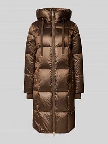 Płaszcz pikowany ze stójką model NOVA MOS MOSH brązowy damski EAN 154370