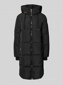 Płaszcz puchowy z kapturem model Nova MOS MOSH czarny damski EAN 139560