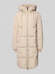 Płaszcz puchowy z kapturem model Nova MOS MOSH beżowy damski EAN 139560